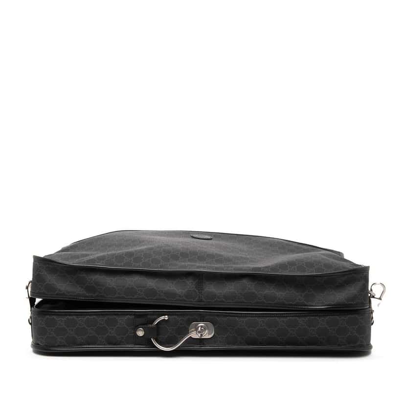 Gucci GG Supreme Retro Interlocking G Garment Bag Black Canvas Good condition - Inside View