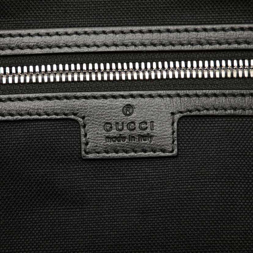 Gucci GG Supreme Retro Interlocking G Garment Bag Black Canvas Good condition - Box View