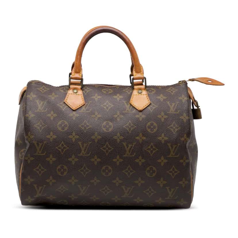 Louis Vuitton Monogram Speedy 30 Brown Fair condition - Front View