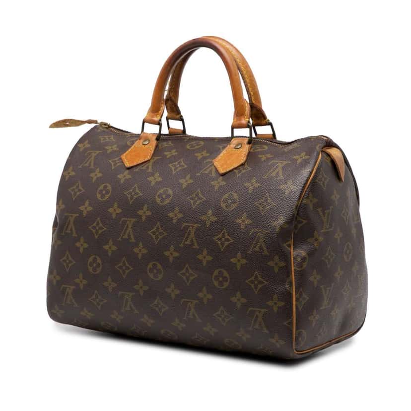 Louis Vuitton Monogram Speedy 30 Brown Fair condition - Back View