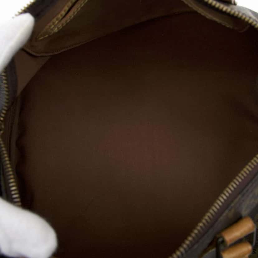 Louis Vuitton Monogram Speedy 30 Brown Fair condition - Model View