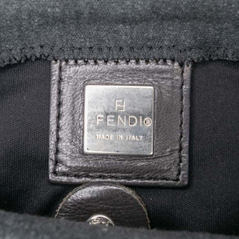 Fendi Jersey Baguette Grey Cotton Good condition - Box View