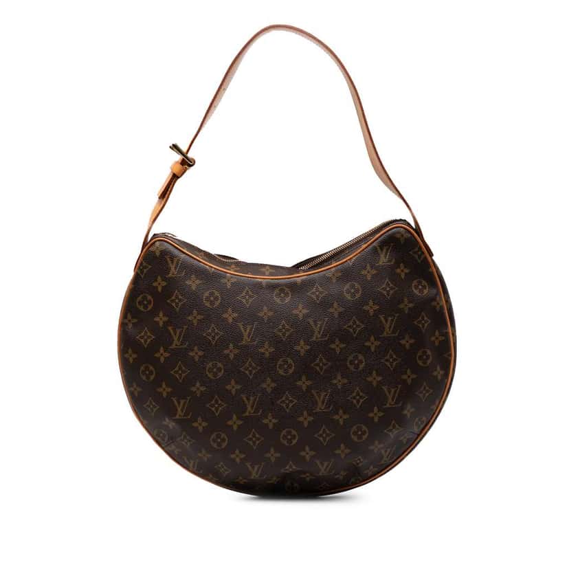 Louis Vuitton Monogram Croissant GM Brown Good condition - Front View
