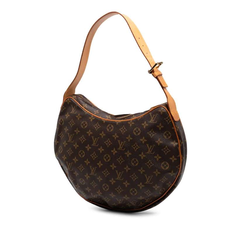 Louis Vuitton Monogram Croissant GM Brown Good condition - Back View