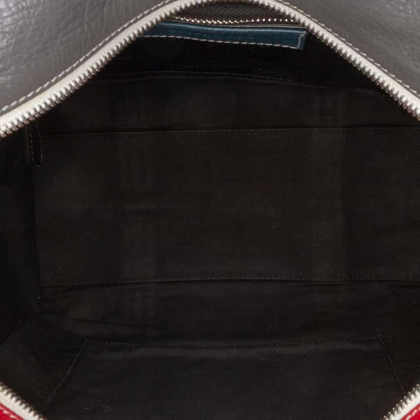 Balenciaga S Lambskin Bazar Shopper Satchel Red Leather Good condition - Model View