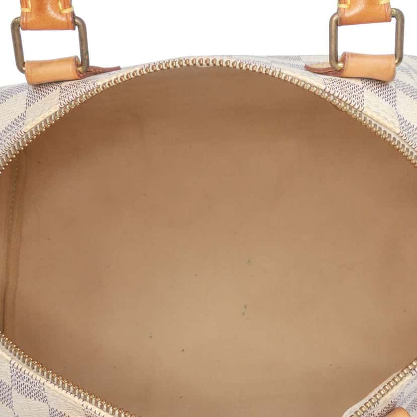 Louis Vuitton Damier Azur Speedy 30 White Good condition - Model View
