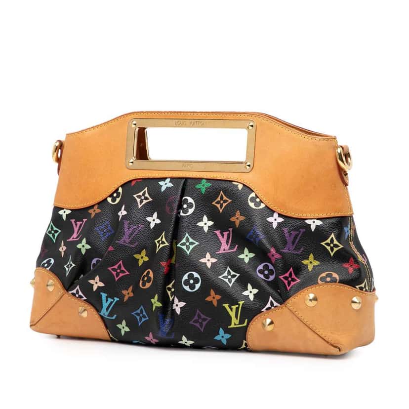 Louis Vuitton Monogram Multicolore Judy MM Black Good condition - Back View