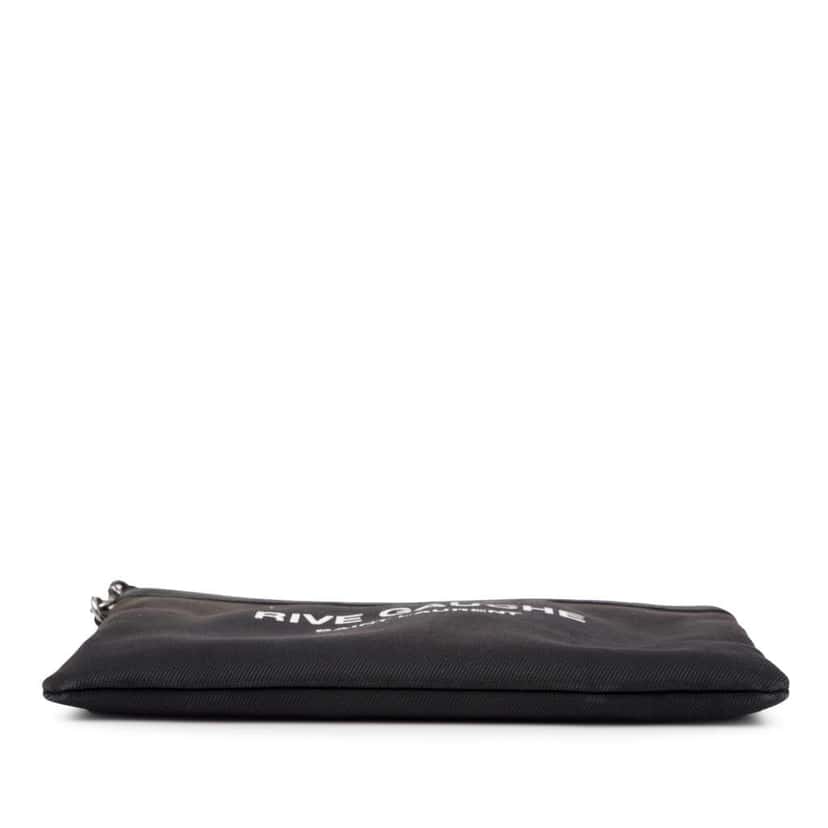 Saint Laurent Canvas Rive Gauche Clutch Black Canvas Good condition - Inside View