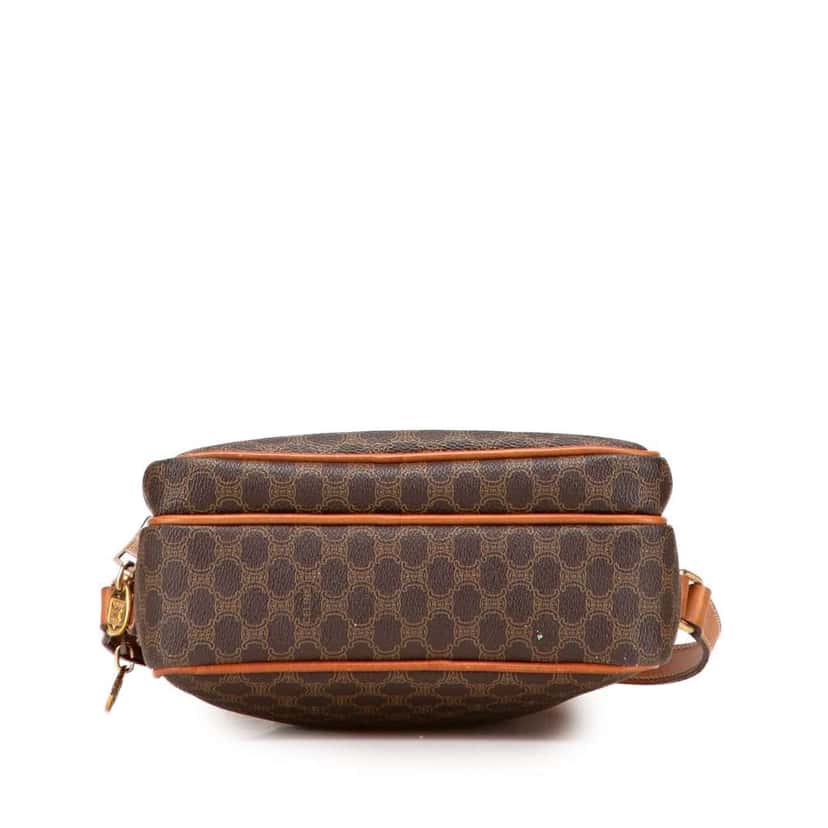 Celine Macadam Coated Canvas Crossbody Brown Canvas Good condition - Inside View