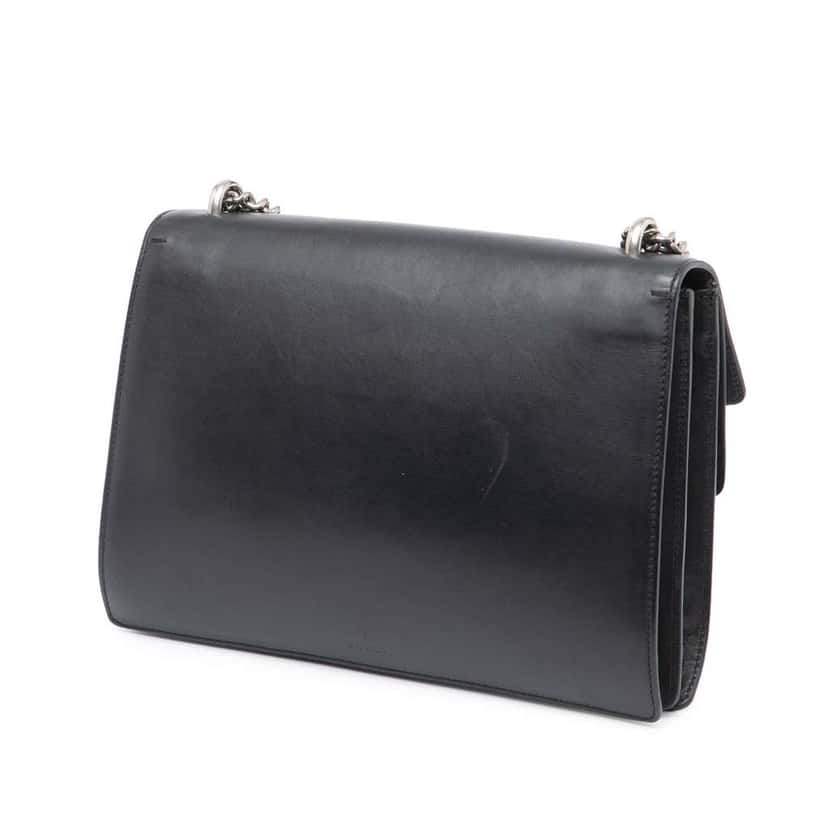 Gucci Medium Leather Dionysus Shoulder Bag Black Leather Good condition - Back View