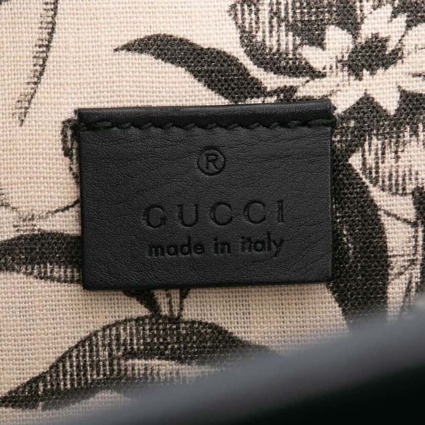 Gucci Medium Leather Dionysus Shoulder Bag Black Leather Good condition - Box View