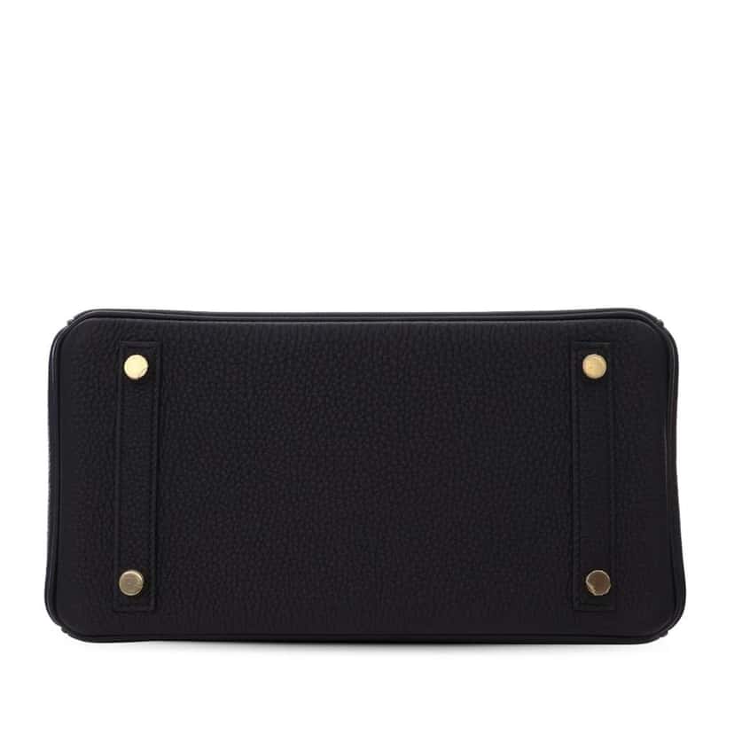 Hermès Togo Birkin Retourne 25 Black Leather Very good condition - Inside View