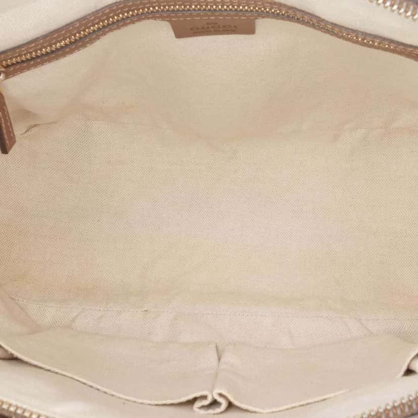 Gucci Small Microguccissima Nice Dome Satchel Brown Leather Good condition - Model View