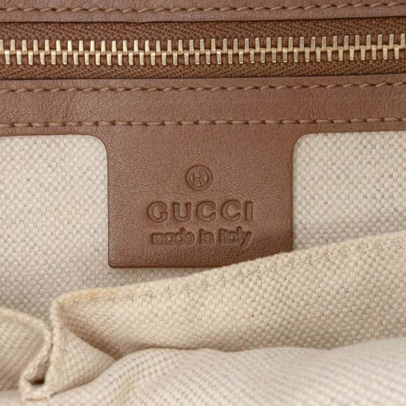 Gucci Small Microguccissima Nice Dome Satchel Brown Leather Good condition - Box View