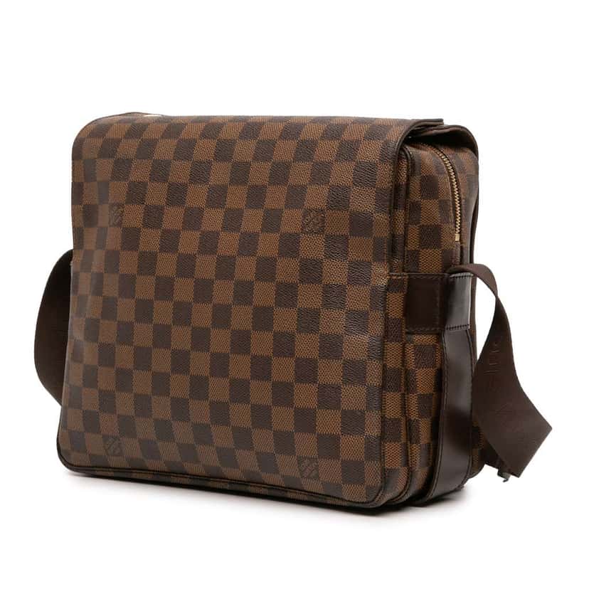 Louis Vuitton Damier Ebene Naviglio Brown Good condition - Back View