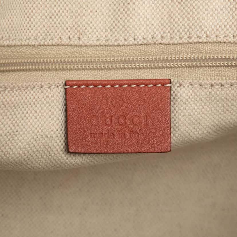 Gucci Medium Guccissima Sukey Tote Red Leather Good condition - Box View