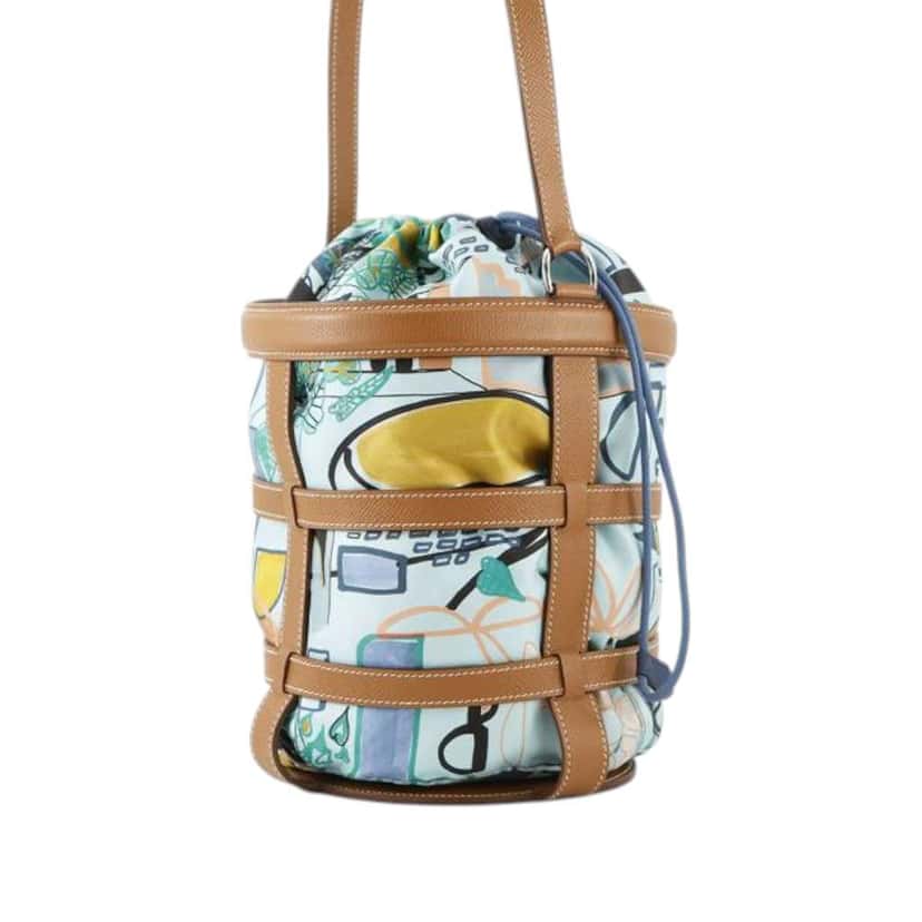 Hermès Epsom Silk Sac Musardine Brown Leather Good condition - Back View