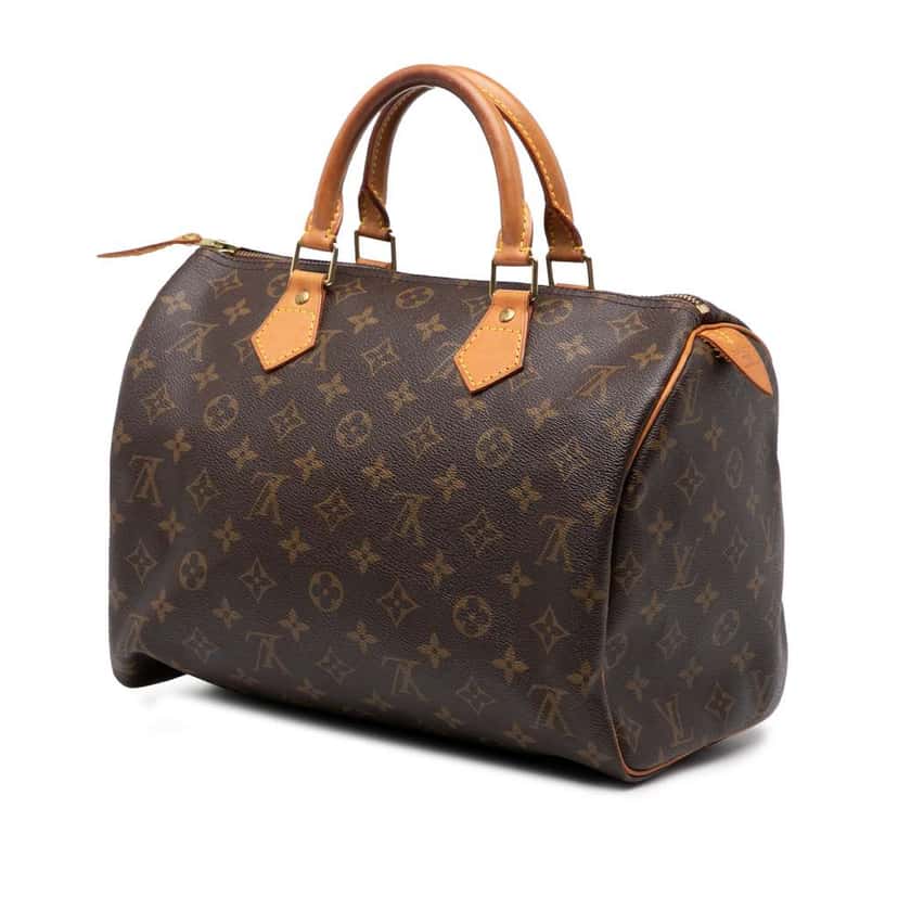 Louis Vuitton Monogram Speedy 30 Brown Good condition - Back View