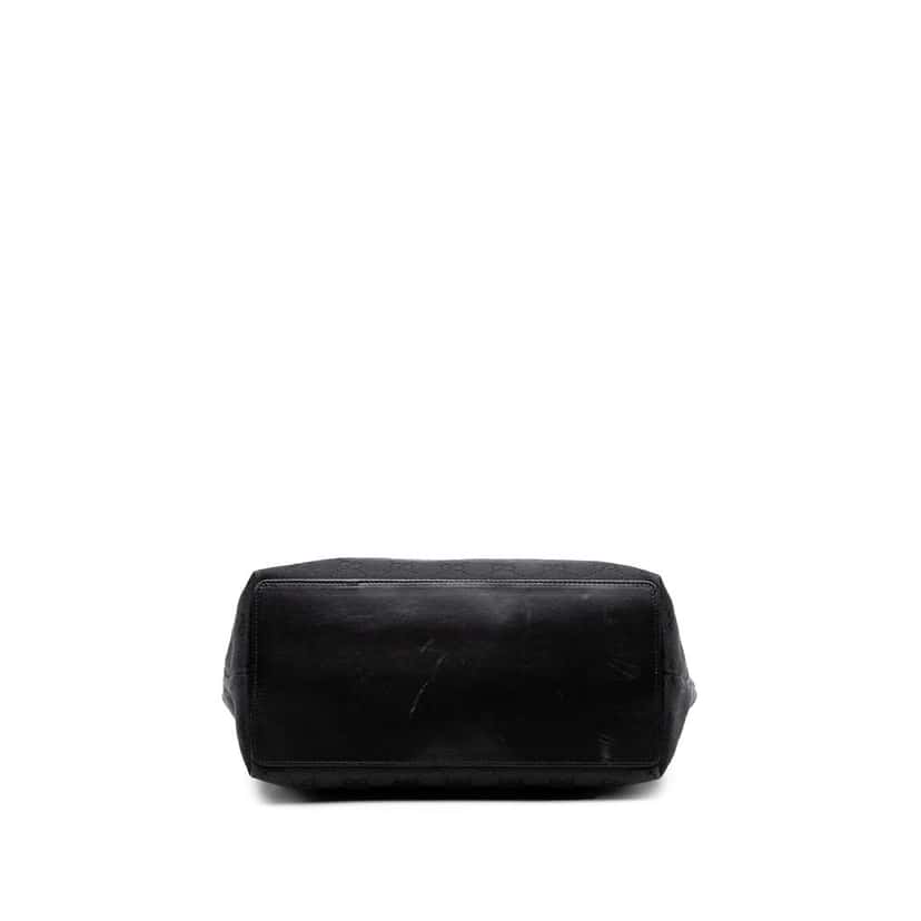 Gucci GG Canvas Web Tote Black Canvas Good condition - Inside View