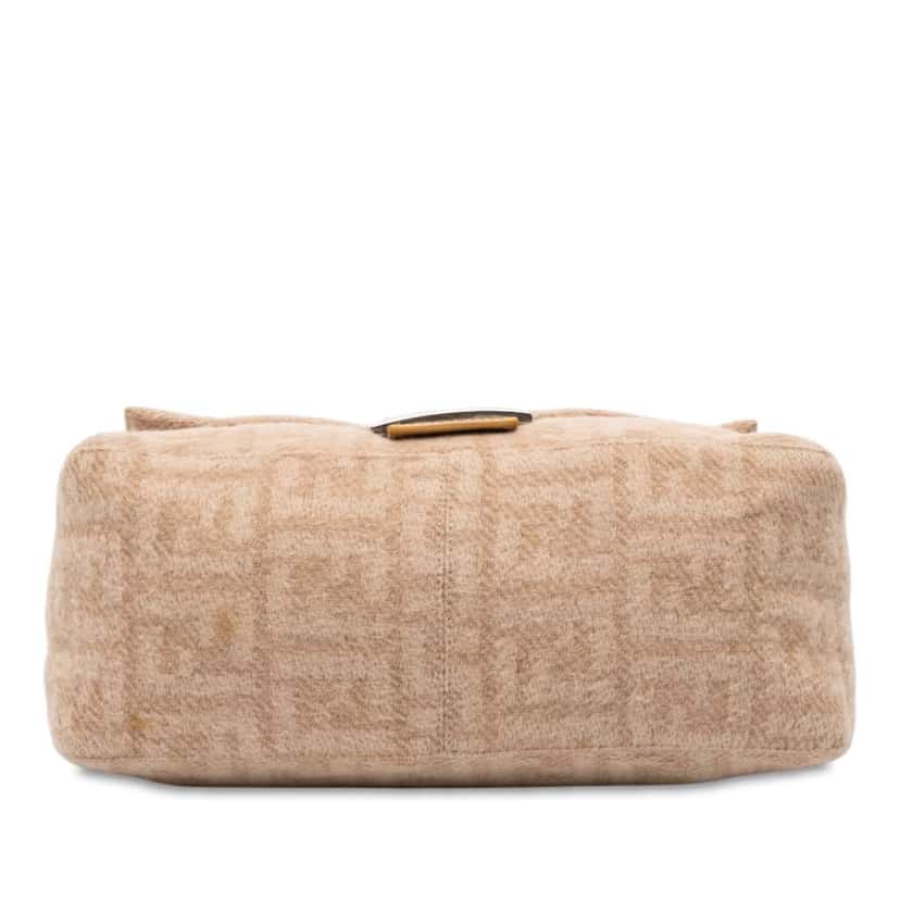 Fendi Zucca Wool Mamma Forever Brown Wool Good condition - Inside View