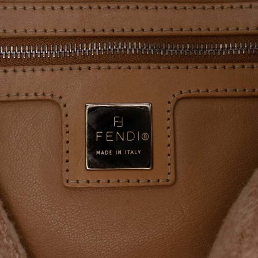 Fendi Zucca Wool Mamma Forever Brown Wool Good condition - Box View
