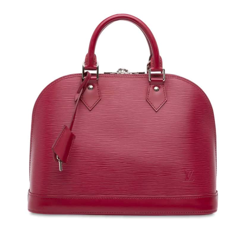 Louis Vuitton Epi Alma PM Pink Leather Good condition - Front View