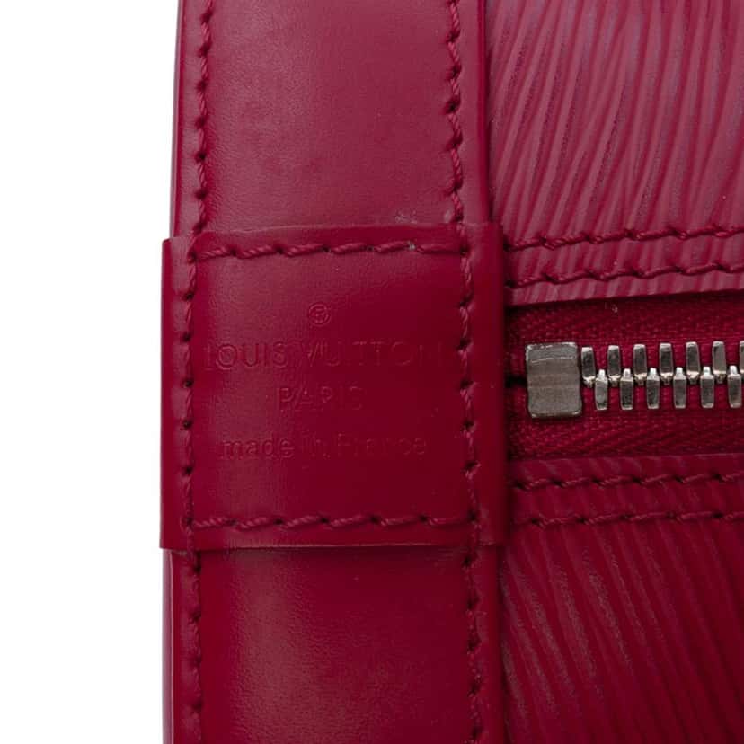 Louis Vuitton Epi Alma PM Pink Leather Good condition - Box View