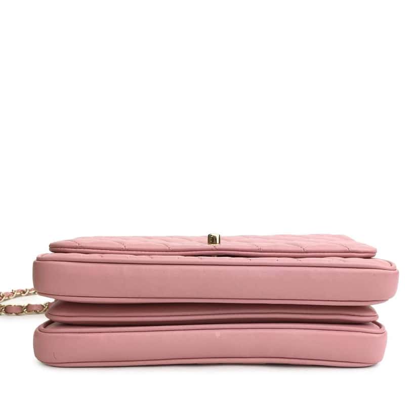 Chanel Small Lambskin Citizen Chic Flap Pink Leather Good condition - Inside View