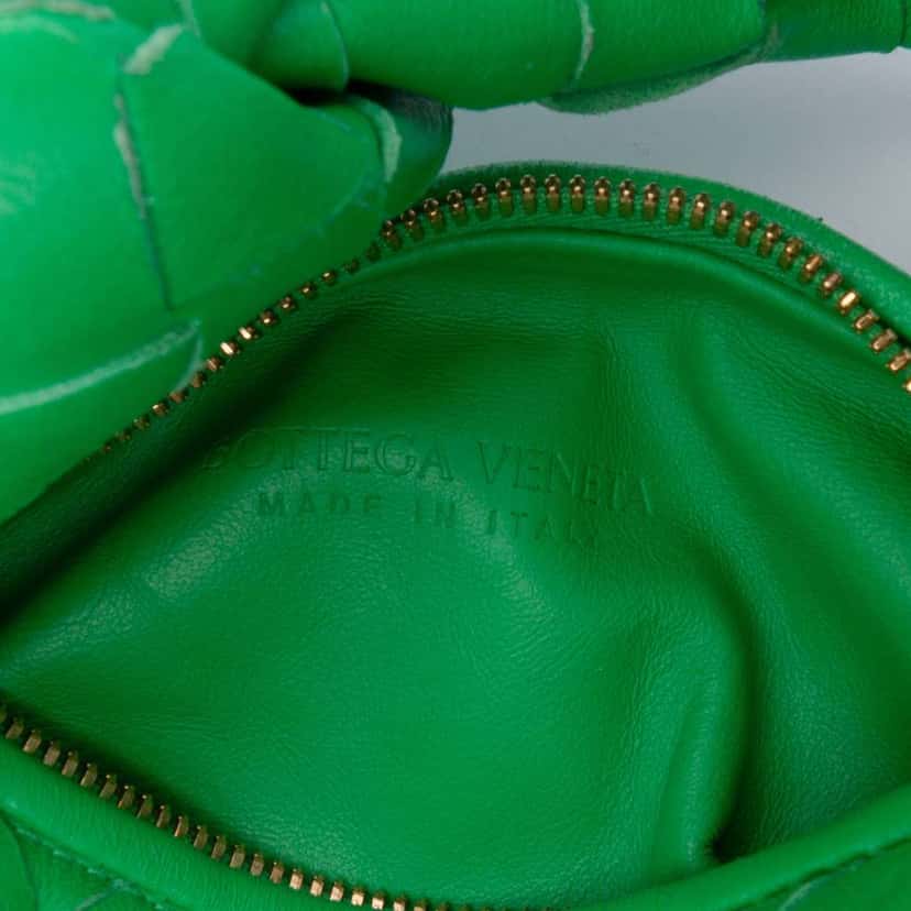 Bottega Veneta Candy Nappa Intrecciato Jodie Green Leather Good condition - Box View
