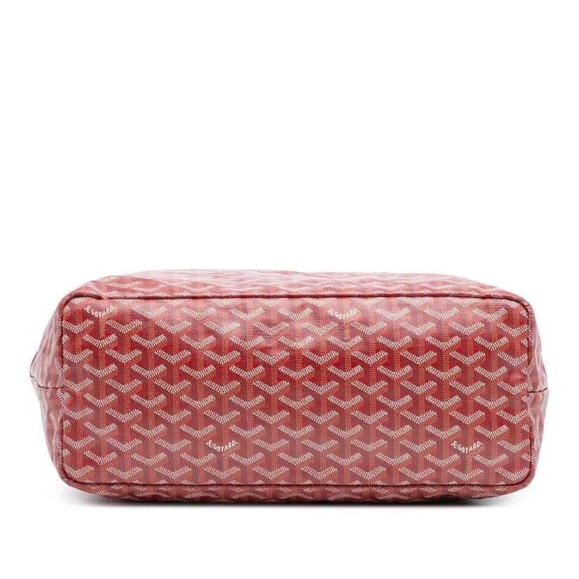 Goyard Goyardine Saint Louis PM Red Canvas Good condition - Inside View