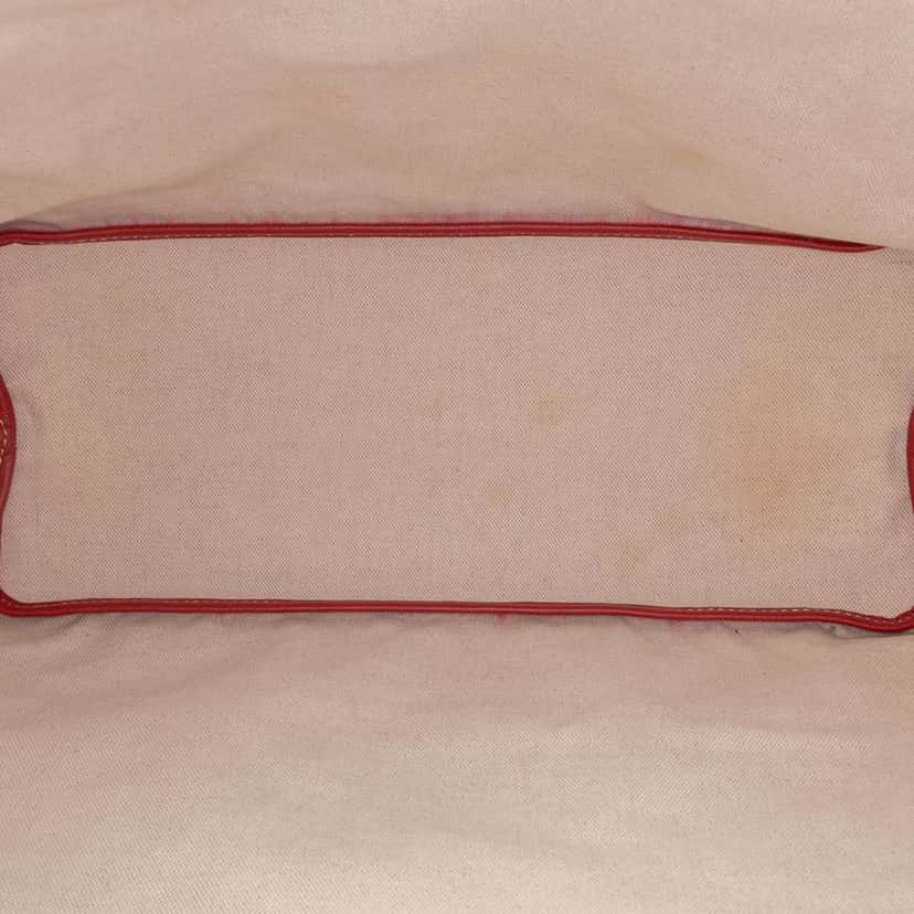 Goyard Goyardine Saint Louis PM Red Canvas Good condition - Model View