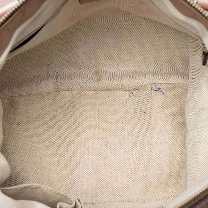 Gucci Calfskin Sukey Satchel Pink Leather Good condition - Model View