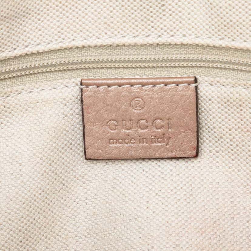 Gucci Calfskin Sukey Satchel Pink Leather Good condition - Box View