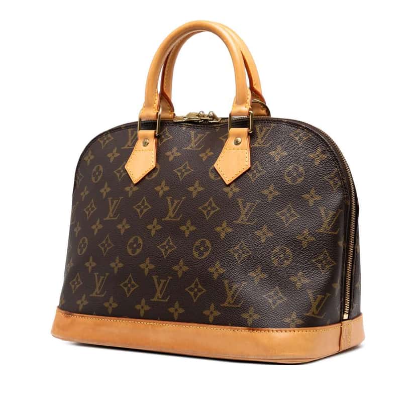Louis Vuitton Monogram Alma PM Brown Good condition - Back View
