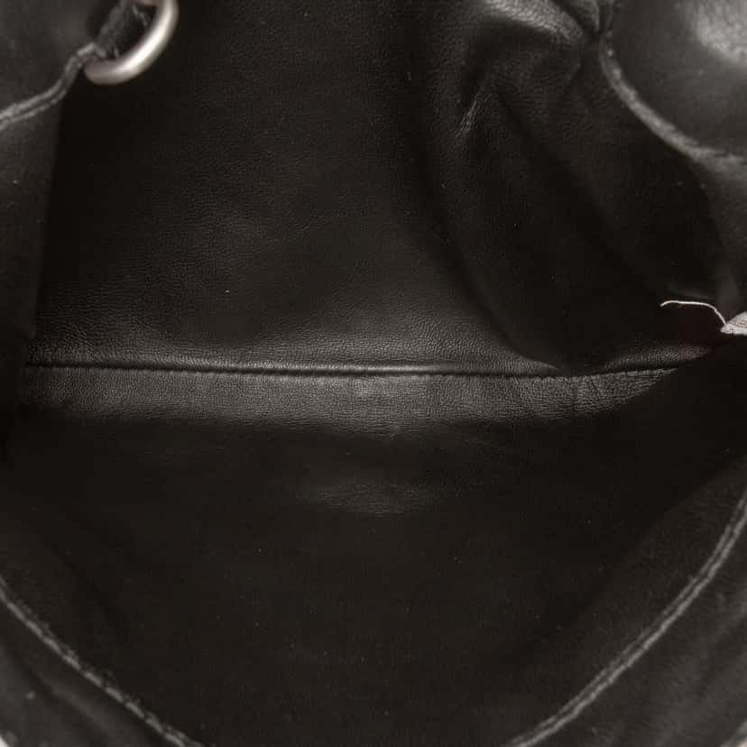 Bottega Veneta Nappa Intrecciato Flap Crossbody Black Leather Good condition - Model View