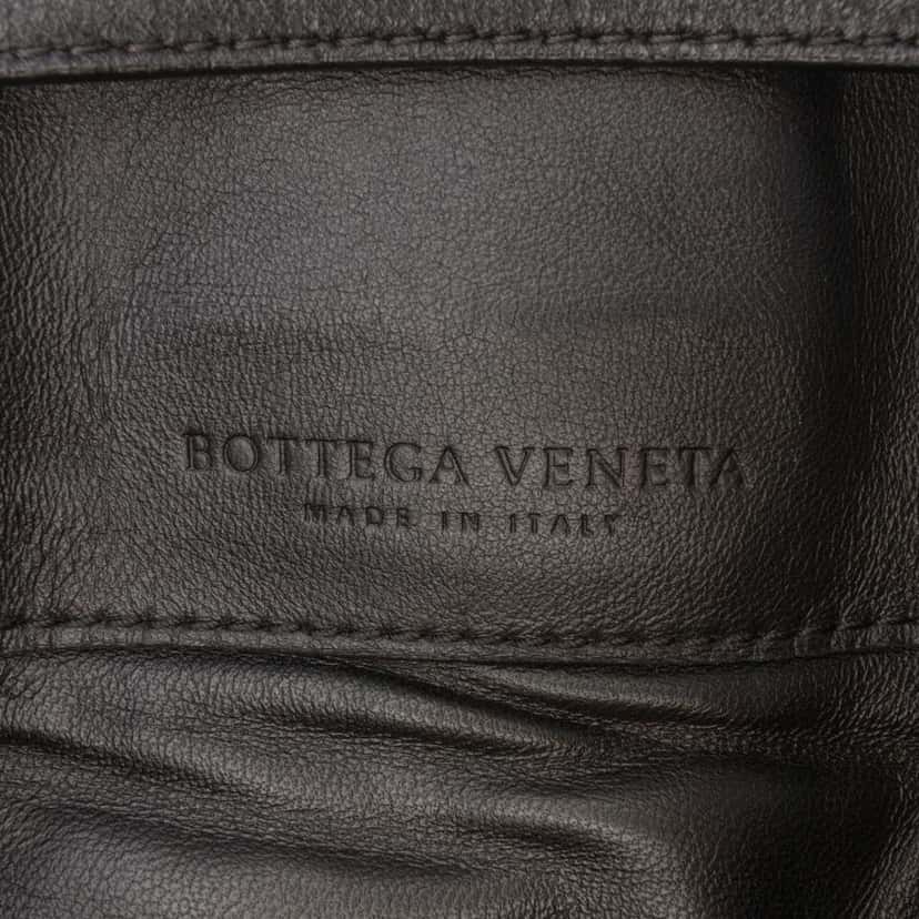 Bottega Veneta Nappa Intrecciato Flap Crossbody Black Leather Good condition - Box View