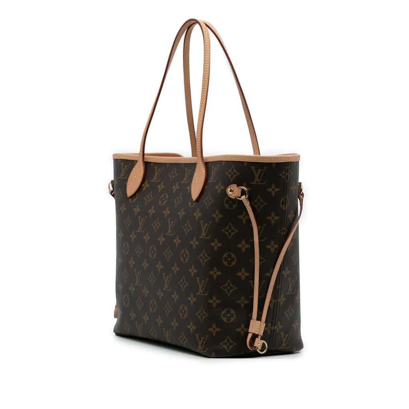 Louis Vuitton Monogram Neverfull MM Brown Good condition - Back View