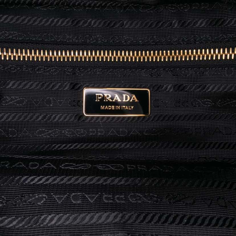 Prada Large Impuntu Re Nylon Re Edition 1995 Chaine Tote Black Good condition - Box View