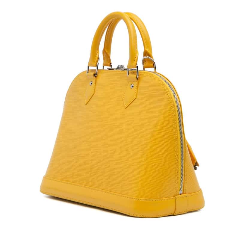 Louis Vuitton Epi Alma PM Yellow Leather Good condition - Back View