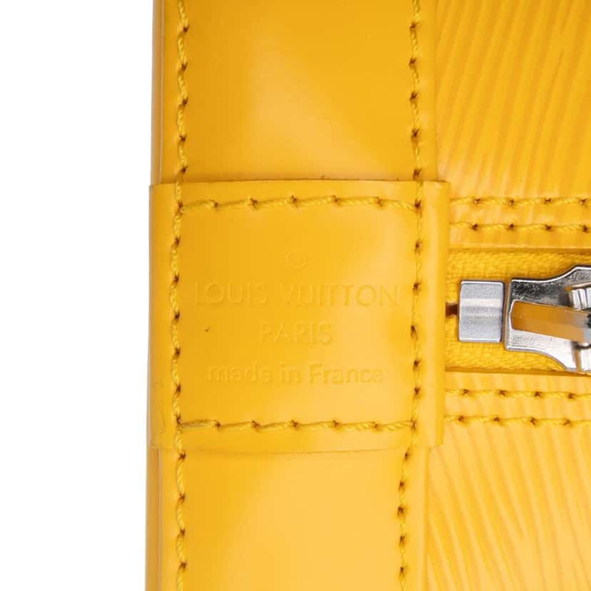 Louis Vuitton Epi Alma PM Yellow Leather Good condition - Box View