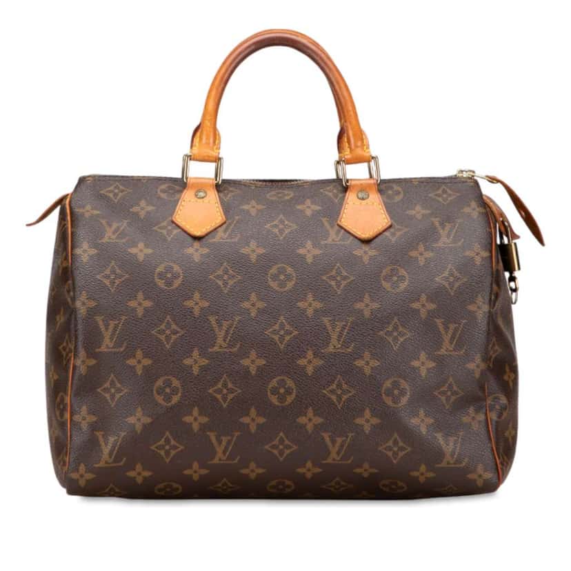 Louis Vuitton Monogram Speedy 30 Brown Good condition - Front View