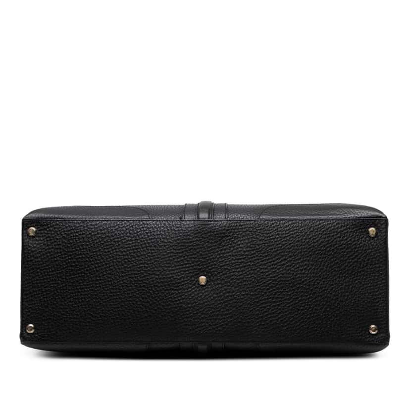 Gucci Large Leather Junco Tote Black Leather Good condition - Inside View