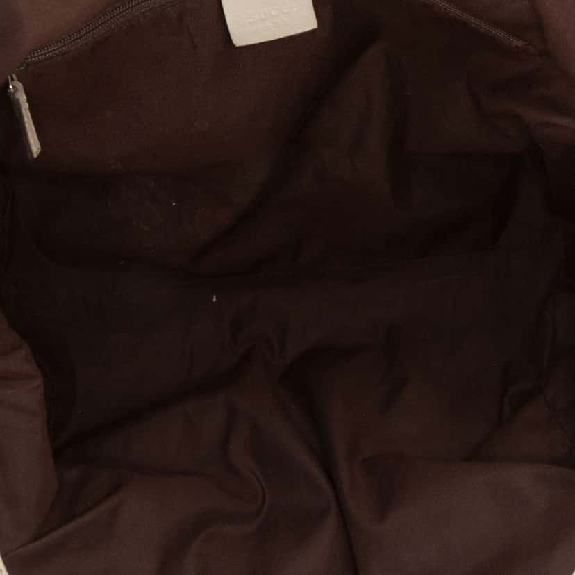 Gucci GG Canvas Sukey Satchel Brown Canvas Good condition - Model View