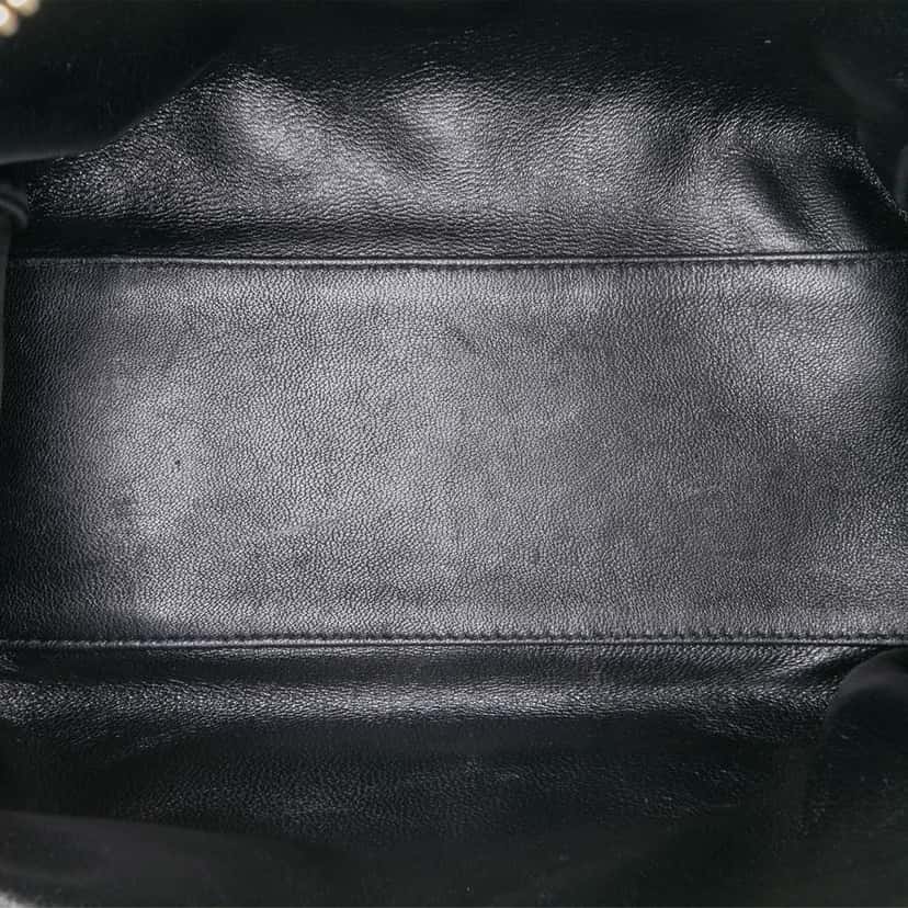 Dior Medium Lambskin Cannage Pearl Lady Dior Black Leather Good condition - Model View