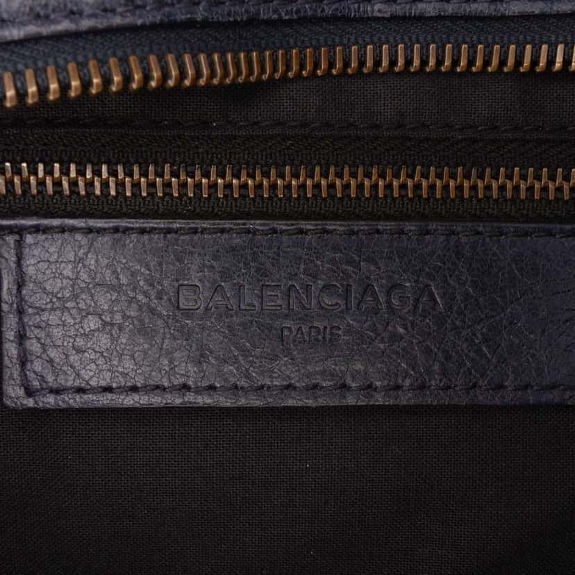 Balenciaga Lambskin Motocross Classic Striped City Satchel Red Leather Good condition - Box View