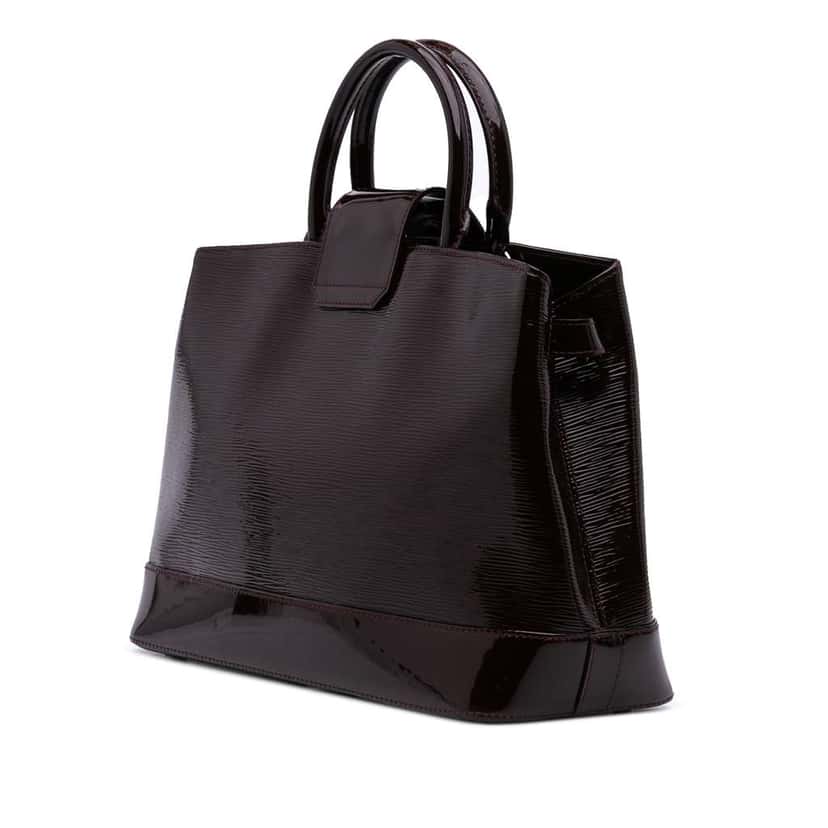Louis Vuitton Electric Epi Mirabeau GM Purple Leather Good condition - Back View