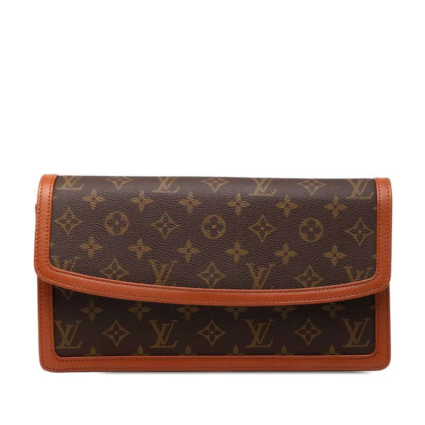 Louis Vuitton Monogram Pochette Dame GM Brown Good condition - Front View
