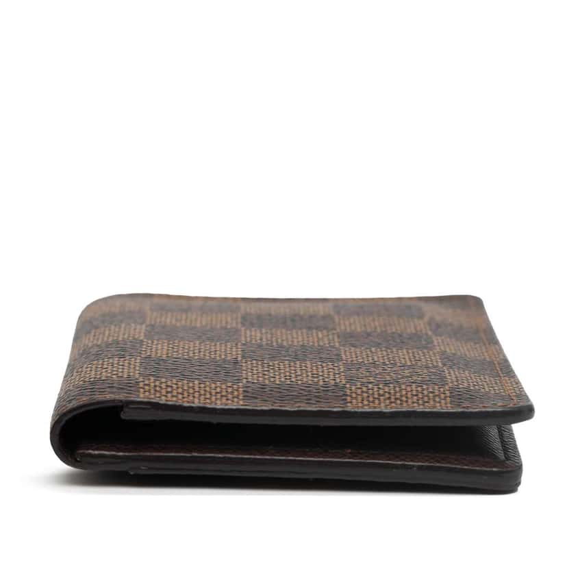 Louis Vuitton Damier Ebene Pocket Organizer Brown Good condition - Inside View