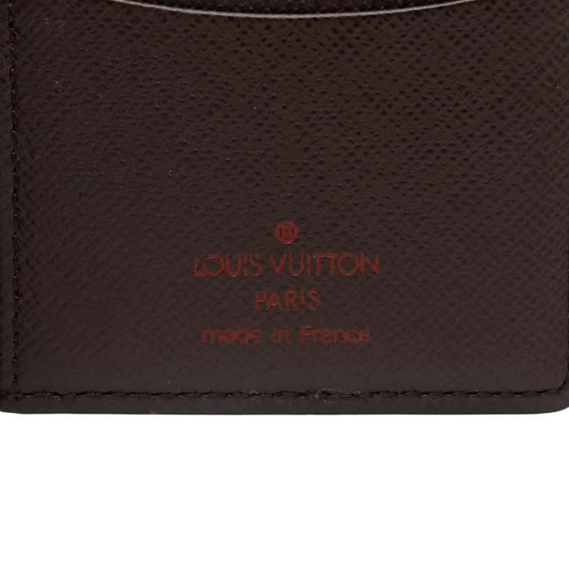Louis Vuitton Damier Ebene Pocket Organizer Brown Good condition - Box View