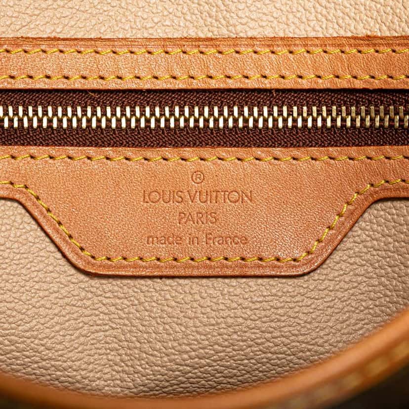 Louis Vuitton Monogram Petit Bucket Brown Fair condition - Box View